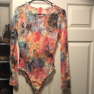 Colorful Fashion Nova body suit
